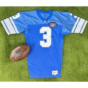 Game Issued Detroit Lions Vintage 1994 Authentic NFL Football Jersey Wilson 44